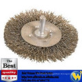 Wire Wheel Flat Cup Brush Cleaning Rust Brush for Rotary Tool